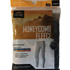 Coldpruf  Base Layer Legging M Womens Honeycomb Fleece Moisture Wick Textured 