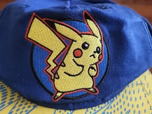 Pokemon Pikachu Baseball Hat Cap Adustable Snapback 2017 Youth Unisex - Picture 1 of 7