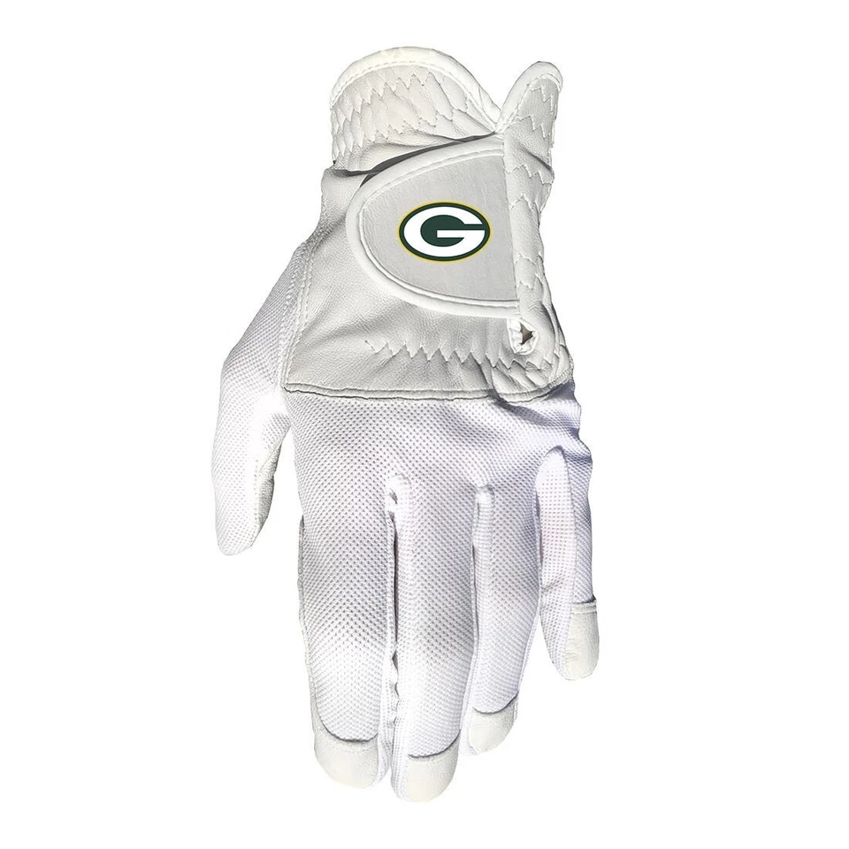 Guante de golf Green Bay Packers NFL malla cuero mano izquierda para golfista diestro Foto 1 de 1