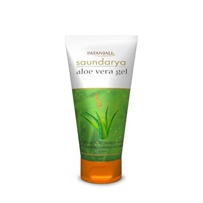 Gel de aloe vera Patanjali Saundarya para piel sana, hidratada y radiante 150 ml Foto 1 de 4