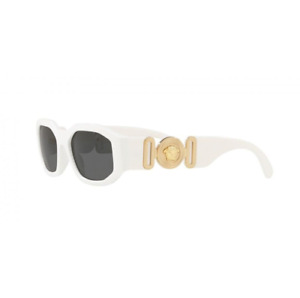 Versace VE4361 401/87 White/Dark Grey Unisex Sunglasses