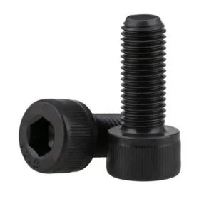 7/16-14 Grade 12.9 UNC BSW Black Allen Bolt Inch Hex Socket Cap Head Screw - Picture 1 of 6