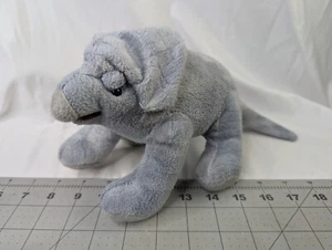Peluche de dinosaurio FAO Schwarz 5th Avenue Protoceratops 6 pulgadas gris - Imagen 1 de 8