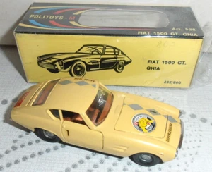 POLITOYS ART.528 RARE "FIAT 1500 GT GHIA SUPERLEGGERA!"BOX ORIGINALE OTTIMA - Picture 1 of 7