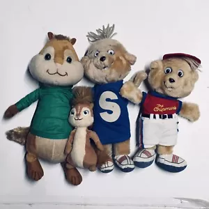 Alvin and the Chipmunks Plush Dolls Alvin Theodore Simon Vintage 80s - Picture 1 of 17