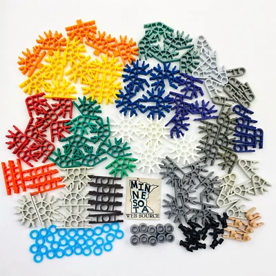 150 Knex Connector Assortment - Mixed Bulk Standard K'nex Replacement Parts - Image 1 of 4