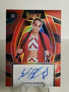 2024 WWE PANINI SELECT SHAYNA BASZLER AUTO RED PRISM /99 - Picture 1 of 3