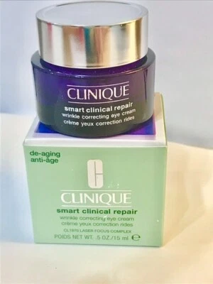 2027 Clinique SMART Clinical Repair Creme Corretor de Rugas 0,5 oz soro aha - Imagem 1 de 4