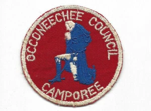Occoneechee Council 1950's Cut Edge Washington Kneeling Camporee [OTT827] - Picture 1 of 1