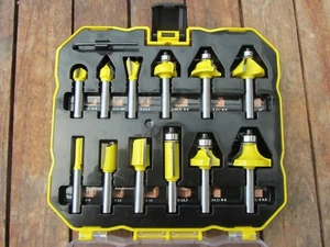 Famag HM/HW-Oberfräser-Satz 12 teilig in Kunststoffbox Schaft 8 mm Art 3382.812 - Bild 1 von 5