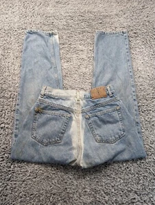 Vintage Gap Jeans Mens 30x30 Blue Distressed Y2K Grunge Baggy Straight Med Wash - Picture 1 of 11