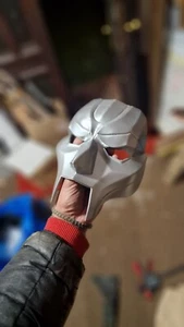The Weeknd Tour mask - 3D Printed - Silver - Wearable - Imagen 1 de 1