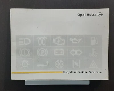 Libretto Opel Astra 1993 manuale di uso e manutenzione  - Immagine 1 di 4