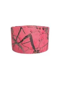 3" Wide (3 yards)  Pink Tree Branches Camo Printed Grosgrain Cheer Bow Ribbon - Picture 1 of 1