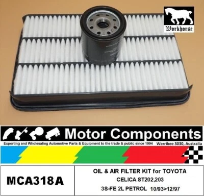 FILTER SERVICE KIT for TOYOTA CELICA ST202,203 3S-FE 2L PETROL 10/93>12/97 - image 1 of 3