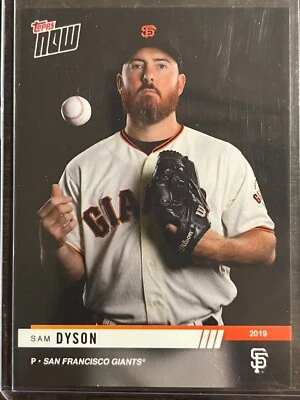 2019 Topps Now #OD-450 Sam Dyson San Francisco Giants - Image 1 of 2