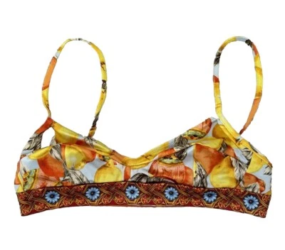 Dolce & Gabbana Bikini Top Multicoloured Orange/   Yellow IT42/II Used - Image 1 of 4