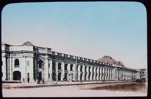 Glass Magic Lantern Slide THE GOSTINY DVOR ST PETERSBURG C1890 PHOTO RUSSIA - Picture 1 of 2