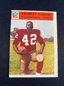 1966 PHILADELPHIA FOOTBALL #194 CHARLEY TAYLOR!! $1 SHIPPING!! - Picture 1 of 2