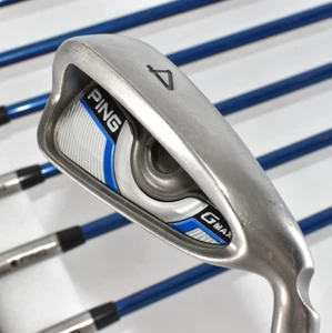 7p Ping G Max 4-5-6-7-8-9-W Black Dot RH CFS J50 Regular Golf Club Iron Set Gmax - Picture 1 of 22