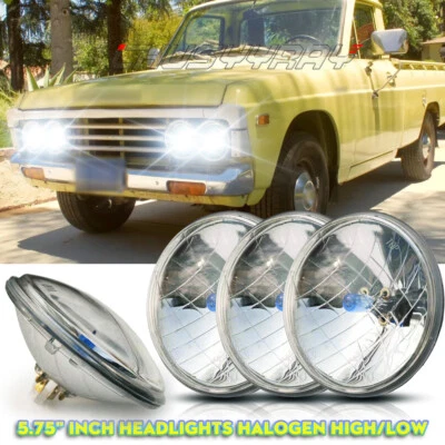 Faro halógeno haz alto/bajo para camioneta Mazda B1600 B2000 B2200 4 piezas 5 3/4" 5,75" Foto 1 de 4