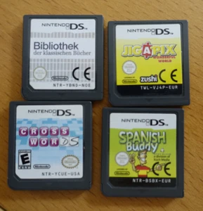 Nintendo Ds Spiele, Bibliothek, Cross Word, JigaPix und Spanish Buddy - Bild 1 von 5