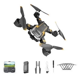 1pz Drone Pieghevole Senza Fotocamera Telecomando Aereo Giocattoli per Regalo Batteria Y6P2 - Foto 1 di 10