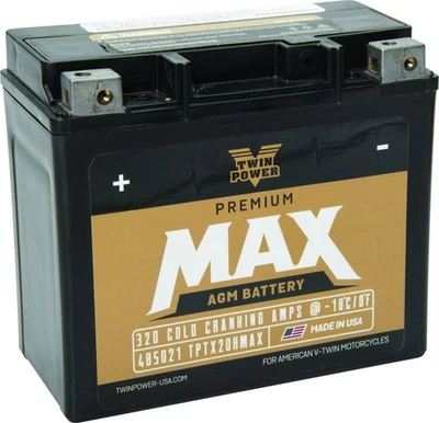 Twin Power GYZ-20H Premium MAX AGM Battery 320 CCA TwinPower 485021 Foto 1 de 2