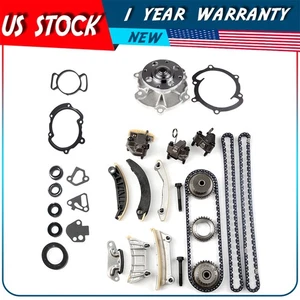 Timing Chain Kit Cover Gasket Water Pump For Cadillac Buick Chevy 2007-2015 - Picture 1 of 20