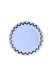 Lilly Pulitzer Target White Gold 5” Single Plate Appetizer Small Pineapple Rim - Picture 1 of 3