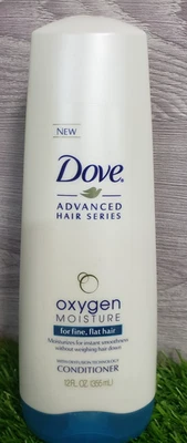 Dove Advanced Hair Series OXYGEN MOISTURE - Fine, Flat Hair CONDITIONER - 12oz - Image 1 of 4