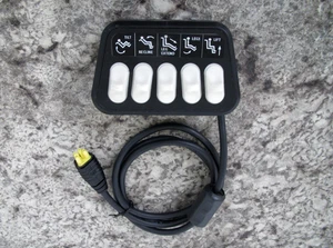 Nuevo Quickie 130912 Silla de Ruedas Eléctrica 5 Interruptor de Palanca Caja de Autobús/Asiento/Control de Pierna - Imagen 1 de 4