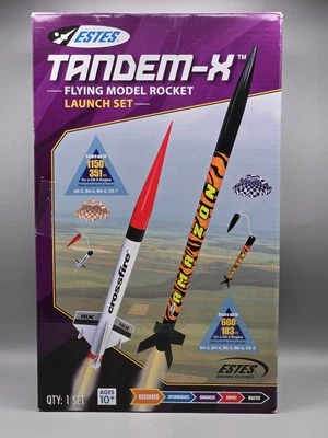 ESTES TANDEM-X Flying Model Rocket Launch Set 1469 Brand New Engines Not Include - Image 1 of 4