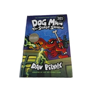 Dog Man The Scarlet Shredder Hardcover Book Dav Pilley Barnes Noble Pullout 2024 - Imagen 1 de 13