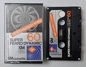 EXTREMELY RARE TEST CASSETTE 2x10min AGFA SUPER FERRO DYNAMIC 60 Germany 1978 - Imagen 1 de 9