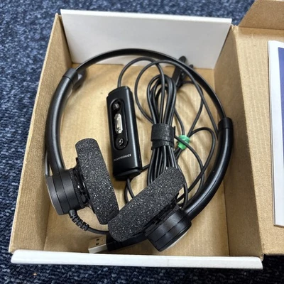 Plantronics Entera HW121N Two-Ear Headset with Clip Black BRAND NEW - Image 1 of 4