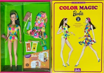 MUÑECA BARBIE COLOR MAGIC 2003 - REPRODUCCIÓN VINTAGE - EDICIÓN LIMITADA - ¡SIN USAR/BONITA CAJA!! Foto 1 de 4