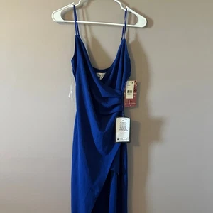 Maxi abito asimmetrico donna Emerald Sundae blu royal taglia M nuovo con etichetta - Foto 1 di 8