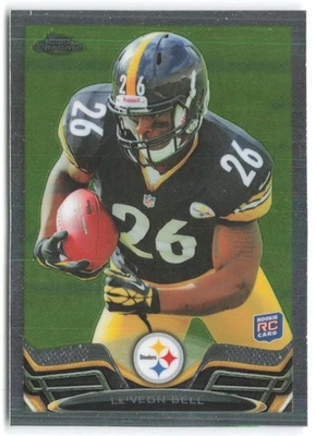 2013 Topps Chrome Le'Veon Bell #198 Rookie Pittsburgh Steelers - Image 1 of 2