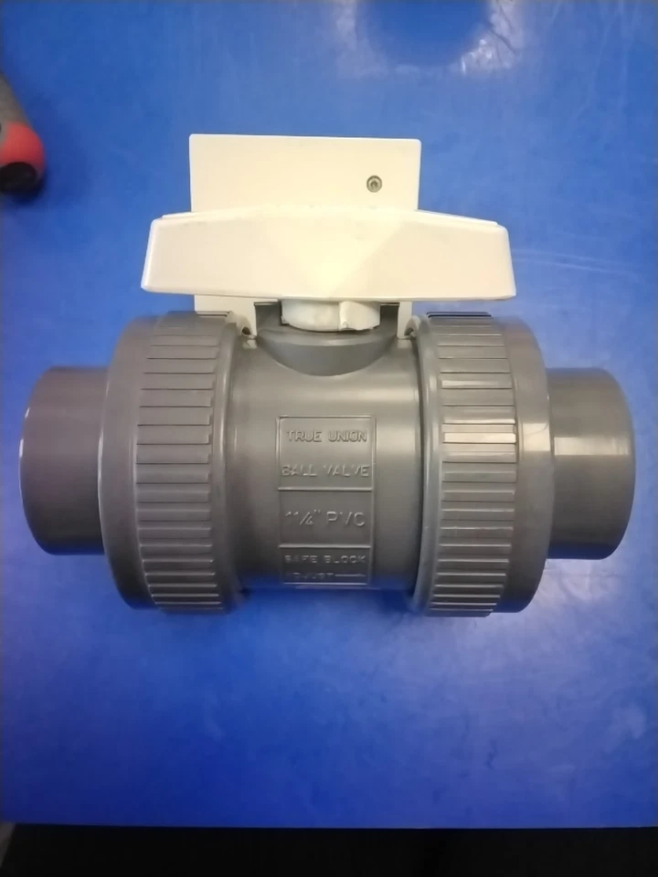 Hayward 1 1/4" PVC Ball Valve Safe Block Adjust  - Image 1 of 1