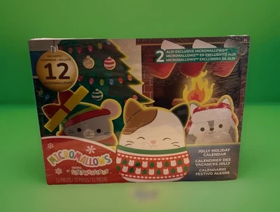 Micromallows 12 Pc Plush Advent Calendar Squishmallow – Aldi Exclusive –NEW 2025 - Image 1 of 2