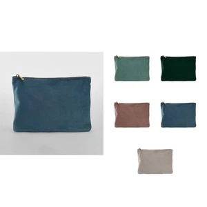 Luxury Velvet Accessory Pouch Soft Drawstring Bag for Jewelry Makeup Travel Gift - Picture 1 of 12