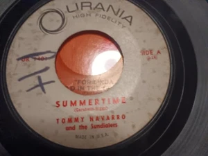TOMMY Navarro & Sundialers on OURANIA 45rpm Summertime - Picture 1 of 1