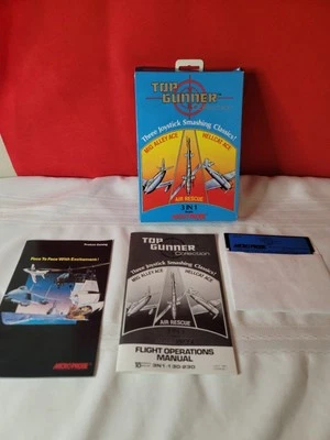 TOP GUNNER COLLECTION  Game 5.25" floppy Commodore 3 in 1 Microprose - Image 1 of 4