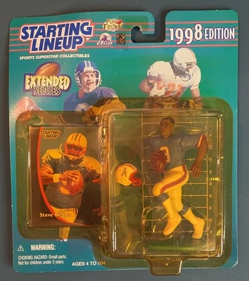 Boneco de ação 1998 NFL Starting Lineup Steve McNair Tennessee Oilers New Titans - Imagem 1 de 2