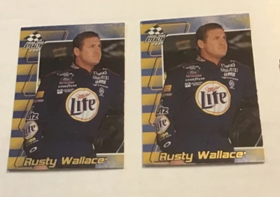 Lot of 4 - 2001 Press Pass Stealth Rusty Wallace Holofoil Racing Cards  - Image 1 of 4