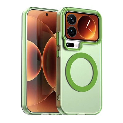 Funda rígida transparente con anillo magnético caramelo para teléfono Xiaomi 17 Pro/Max Foto 1 de 4