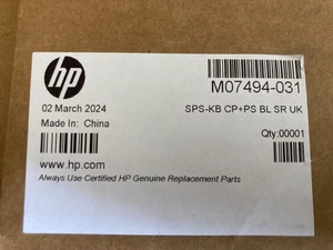 NEW GENUINE HP M07494-031 UK KEYBOARD TOP COVER ZBook Firefly G7 (INC VAT) - Afbeelding 1 van 4