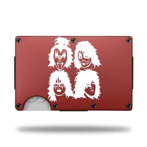Custom Laser Engraved Wallet - KISS - GREAT GIFT WALLET - Picture 1 of 8