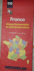 Carte michelin 910 france administrative et departementale 1997 - Picture 1 of 1